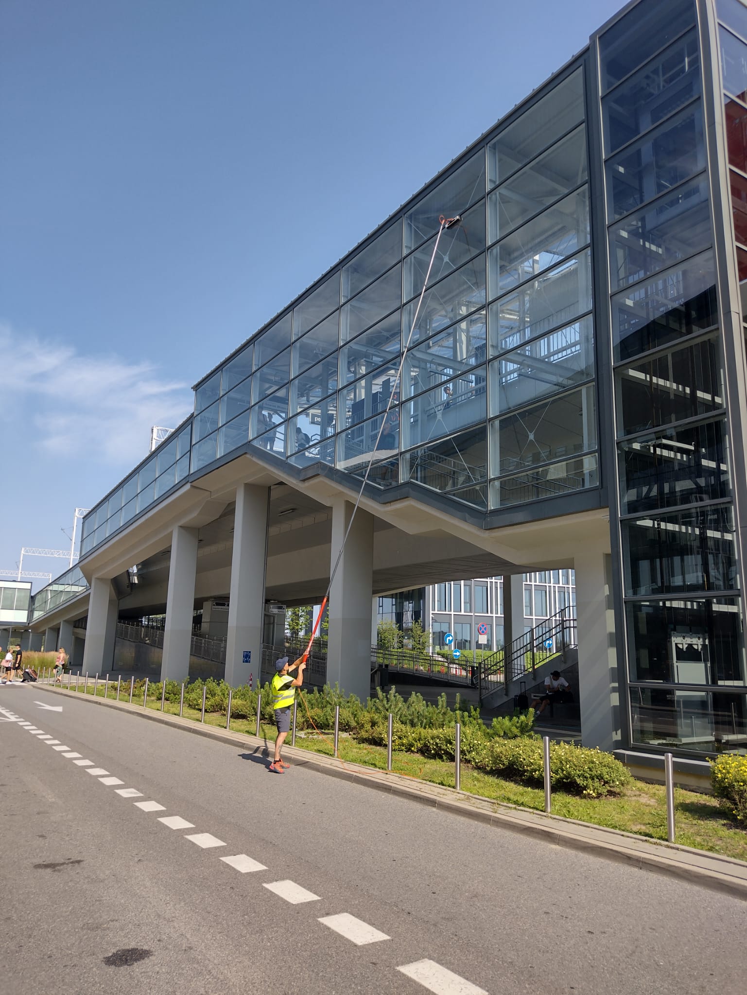 Mycie przeszkleń na wysokości Gdańsk, Gdynia, Trójmiasto, pomorskie.